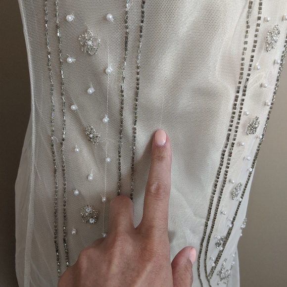 SOLD Dave & Johnny Flapper Formal Dress - Picture 4 of 6